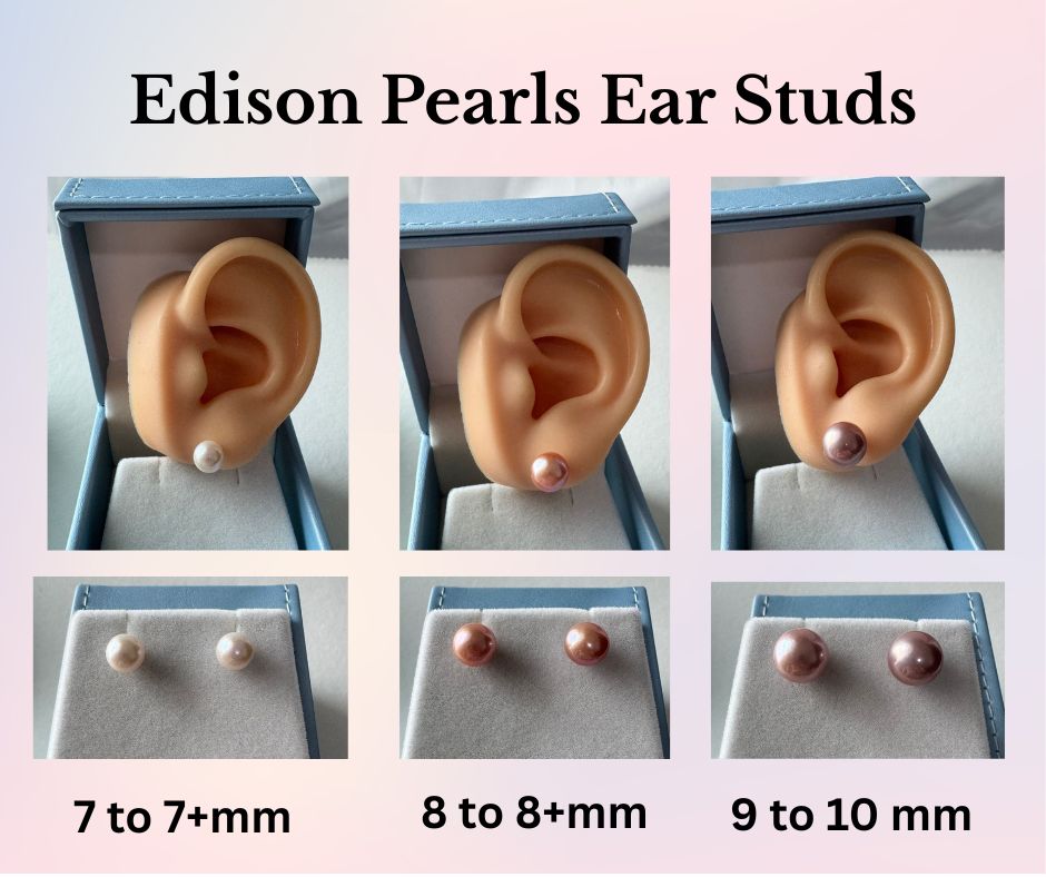 Edison Pearls Ear Studs