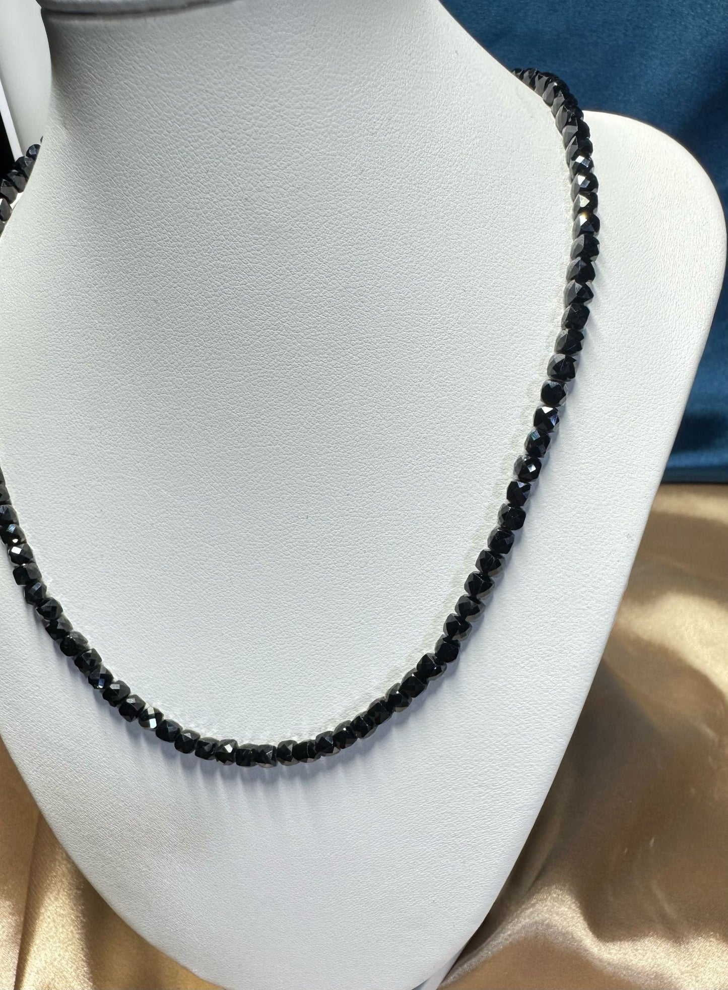 Midnight Black Spinel Necklace (BSP01)