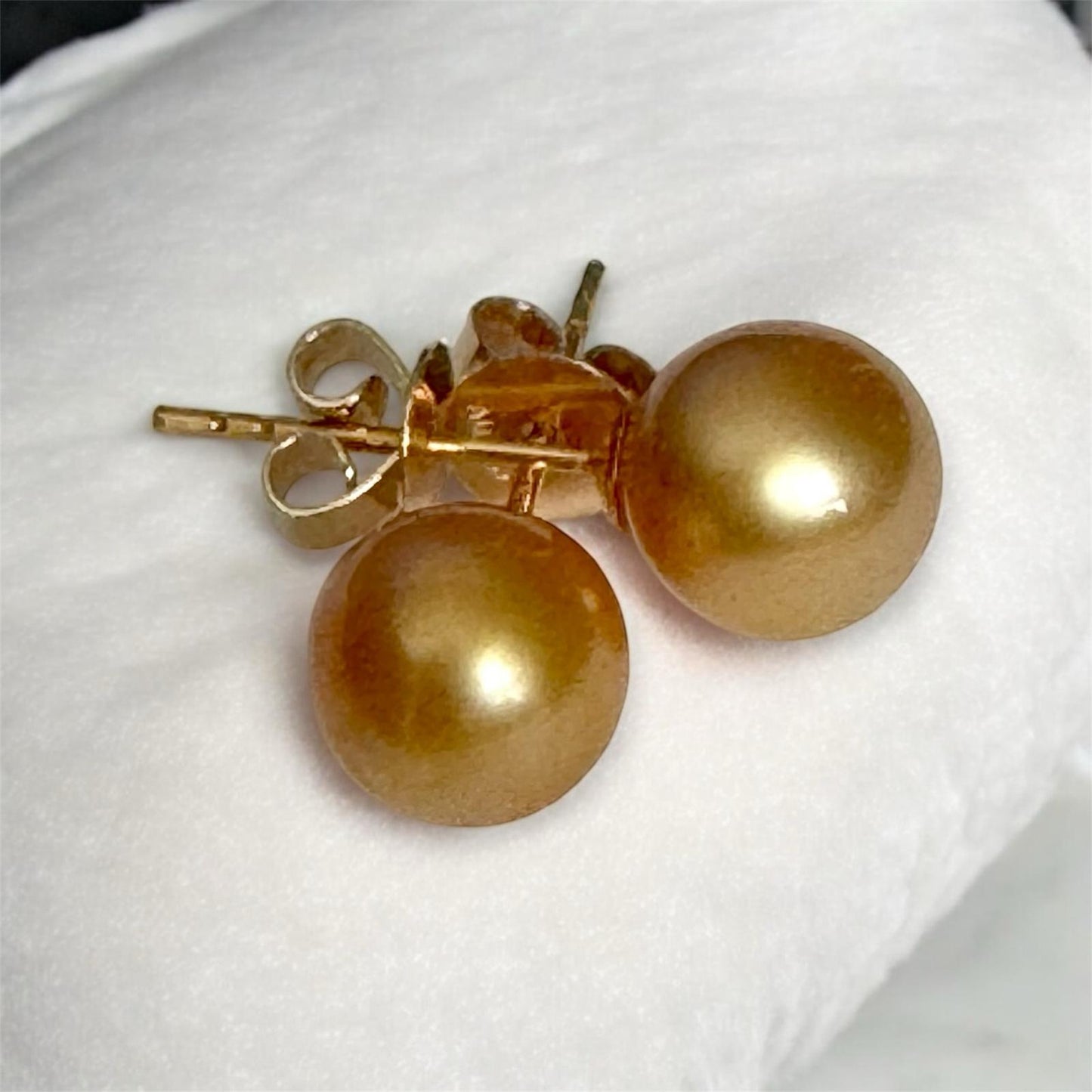 Golden South Sea Pearl Ear Stud (ER001)