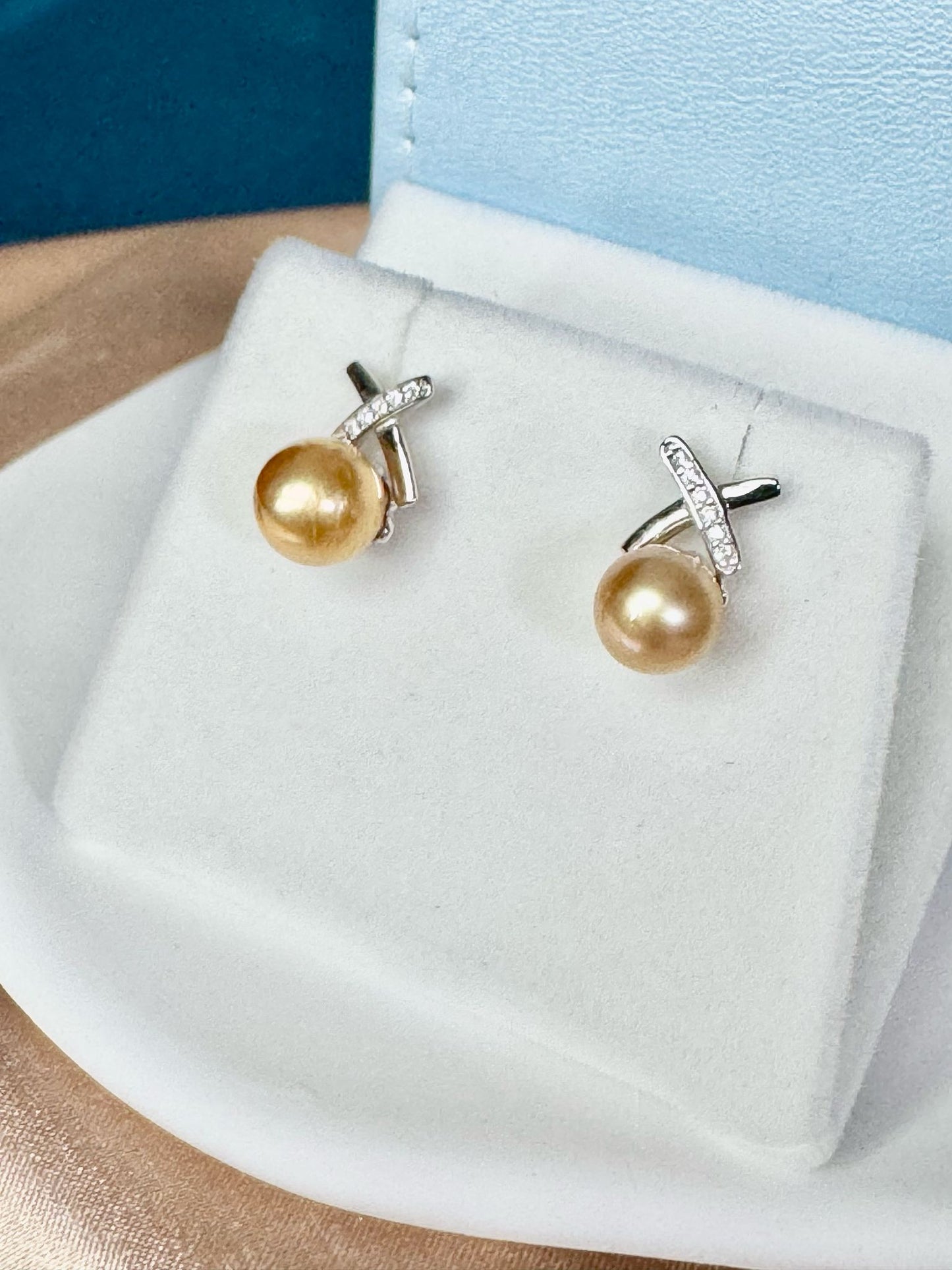 Golden Dawn South Sea Earrings (ER004)