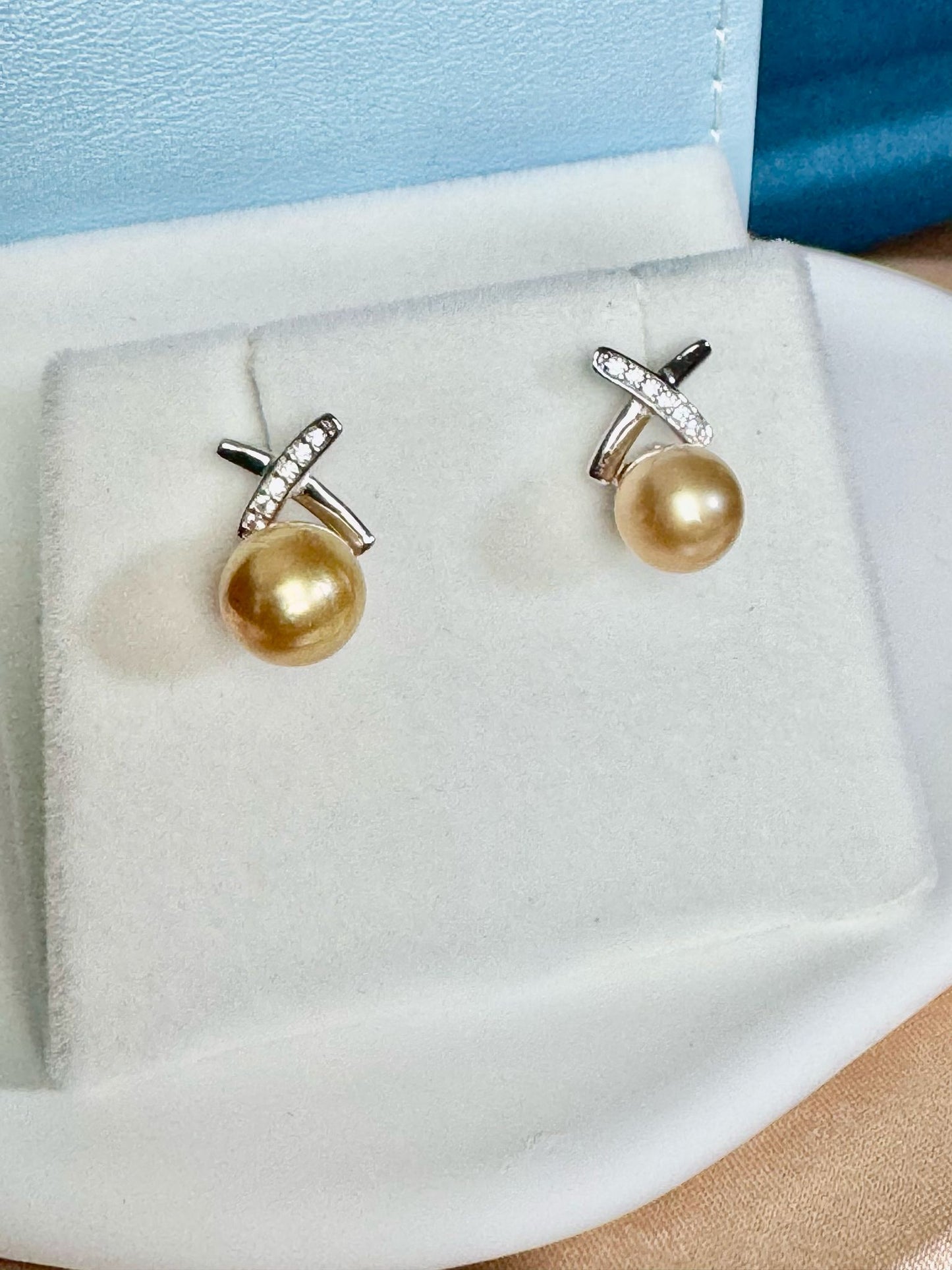 Golden Dawn South Sea Earrings (ER004)
