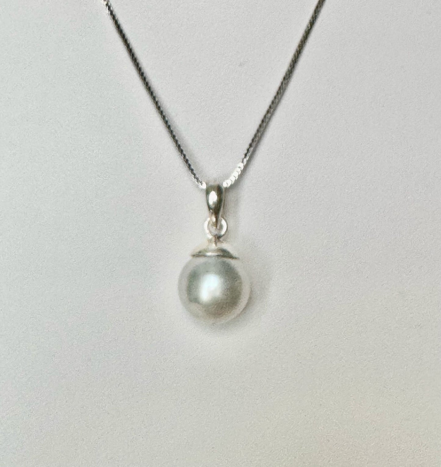 Silver Wave Sea Baroque Pendant (PD006)