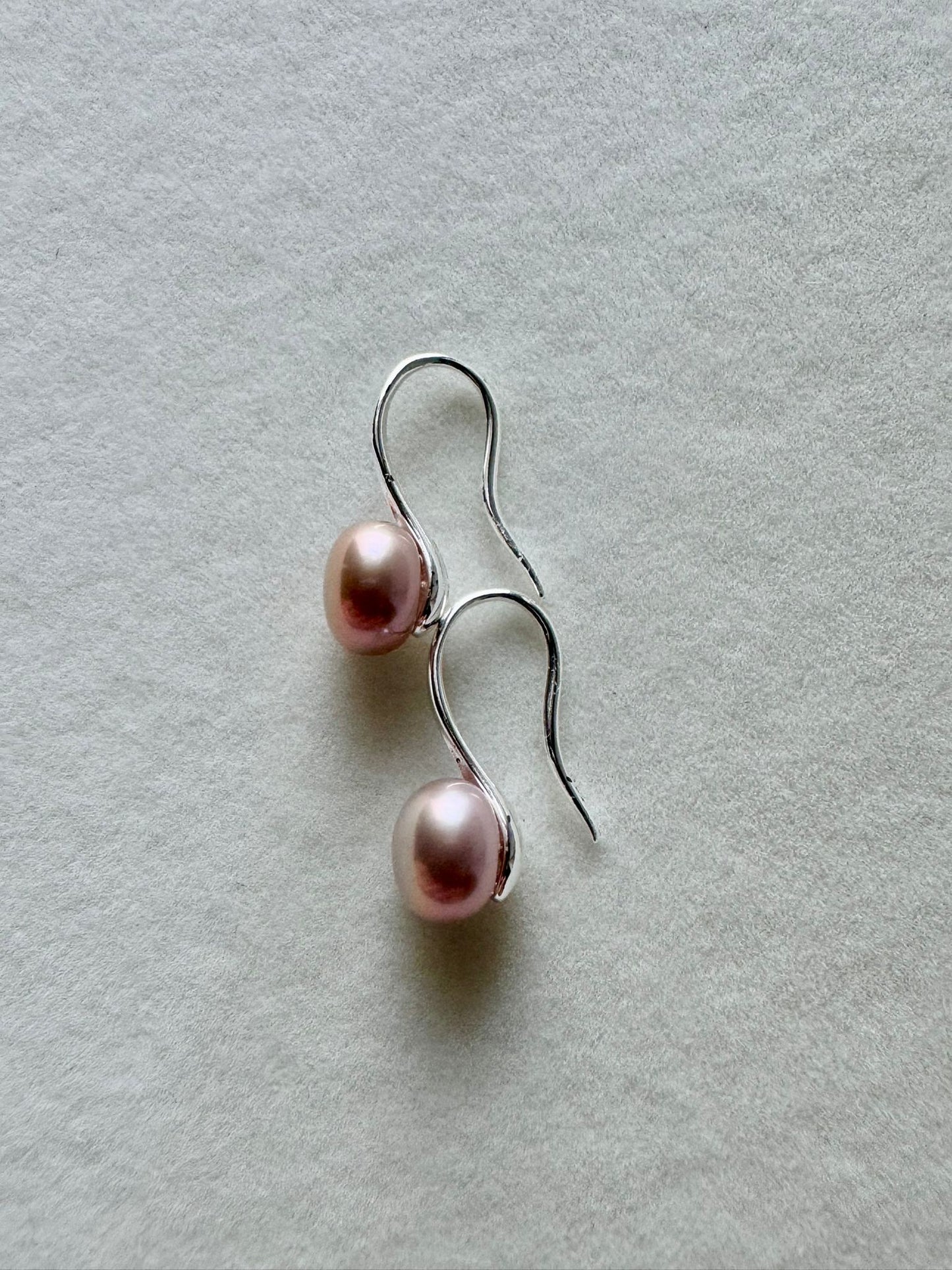 Stiletto Heels Pearls Drops Hook Earrings (ER010)