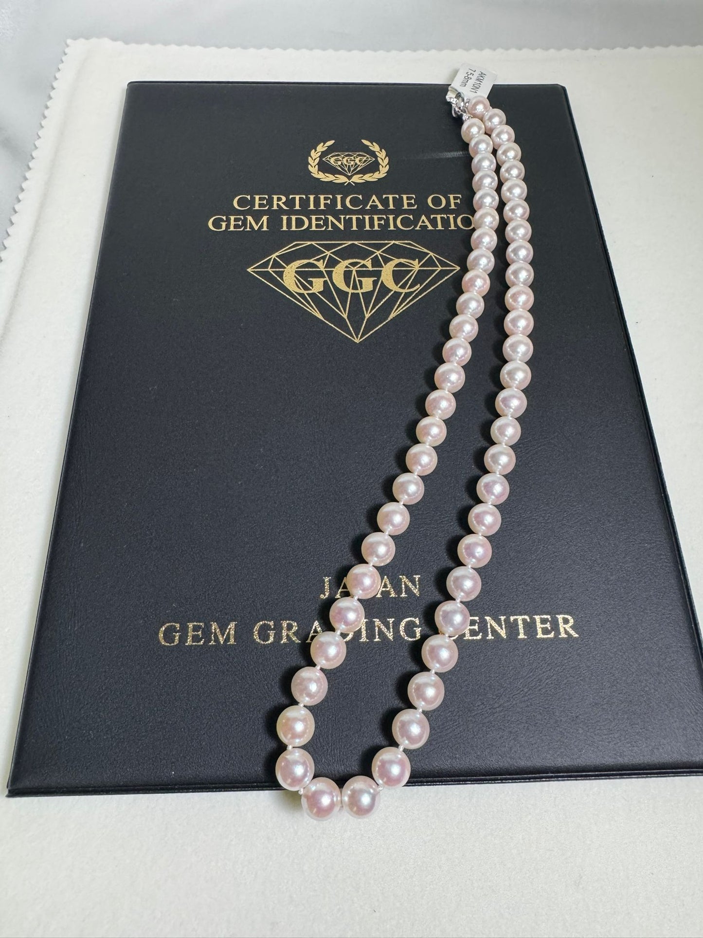 Hanadama Akoya Pearl Necklace & Earring Set – Sakura Pink Aurora Lustre (N016)