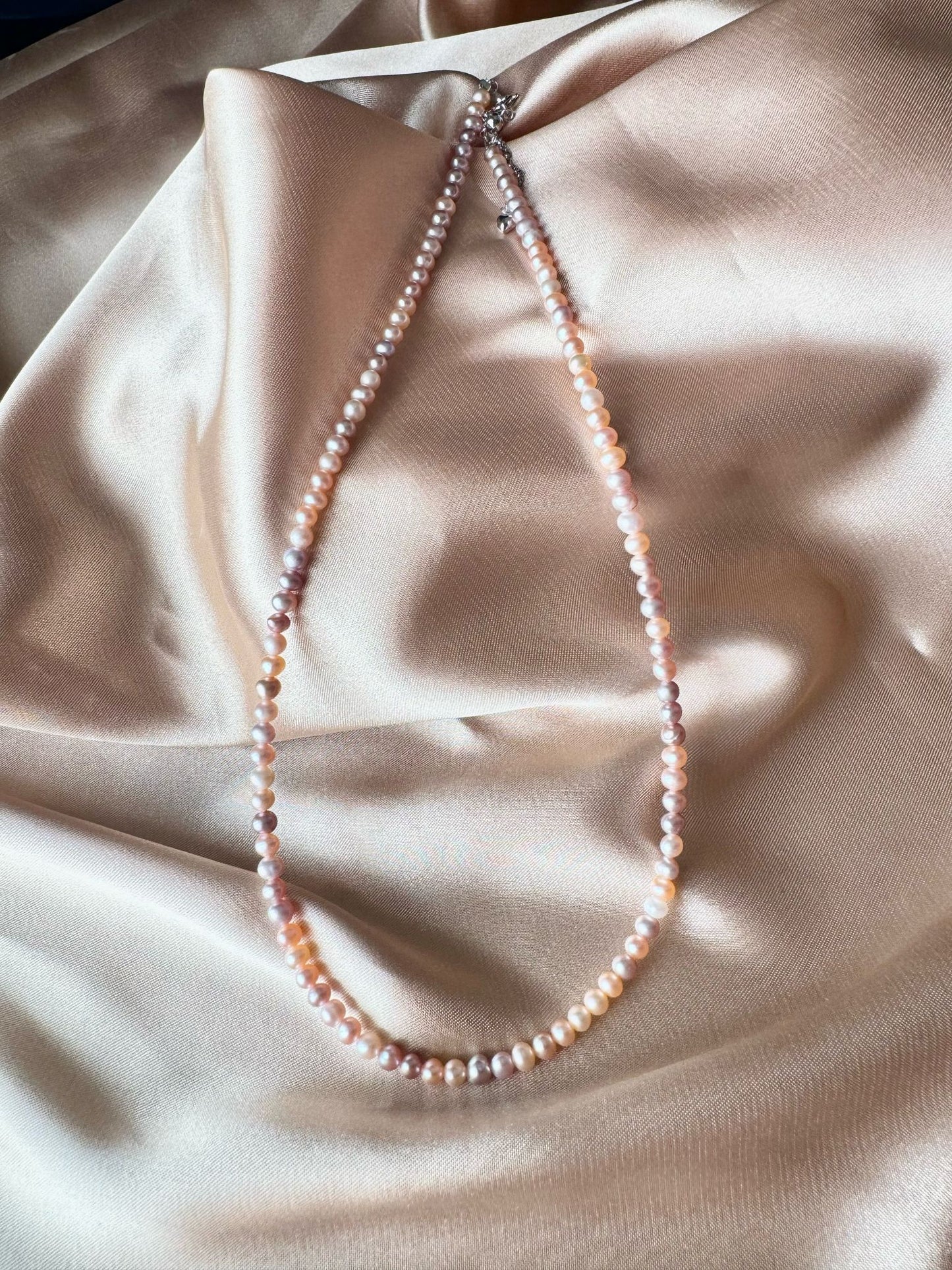 Sunset Mirage Edison Pearl Necklace (N009)