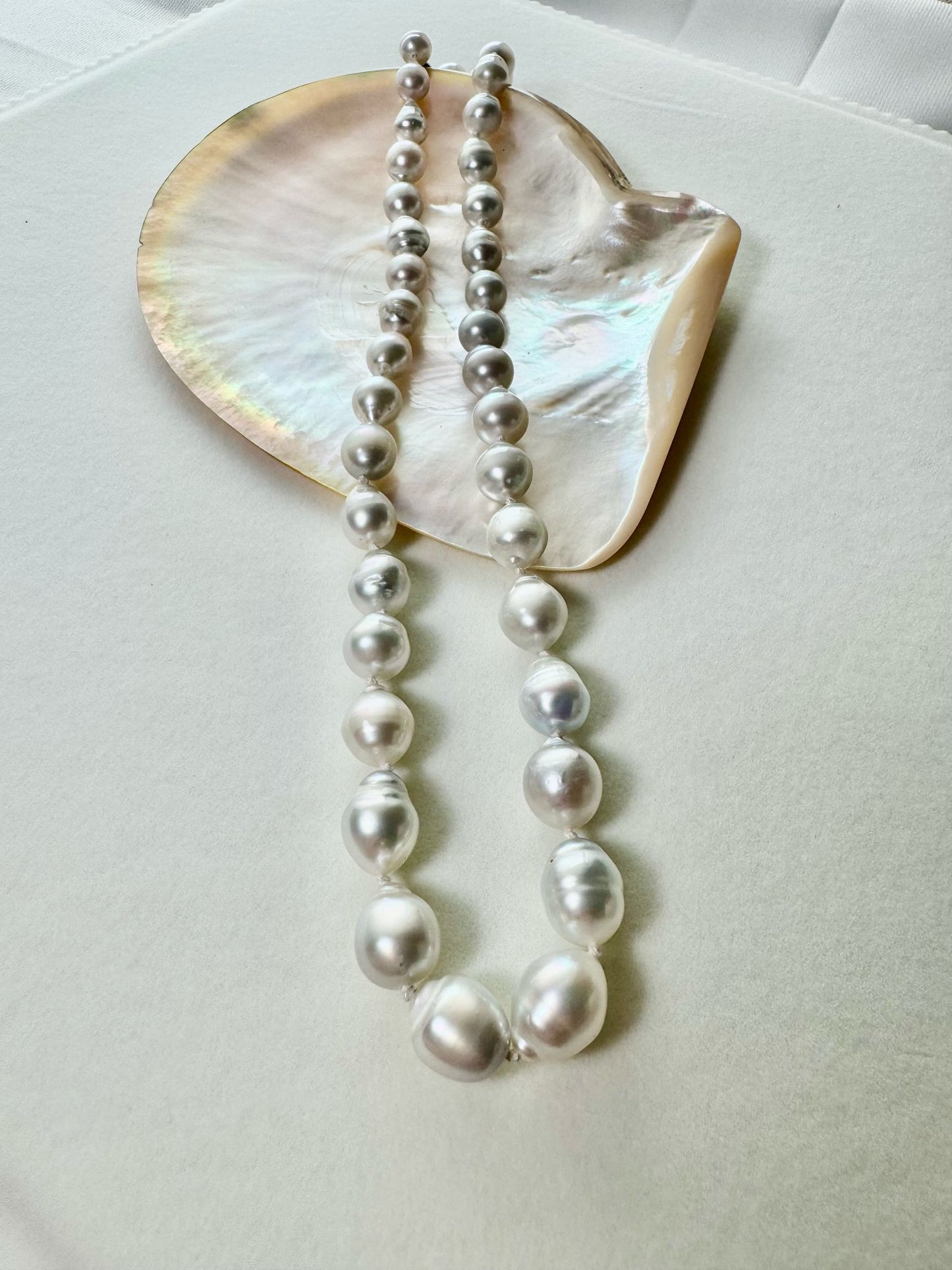 Ocean Whisper Baroque South Sea Pearl Necklace (N013)