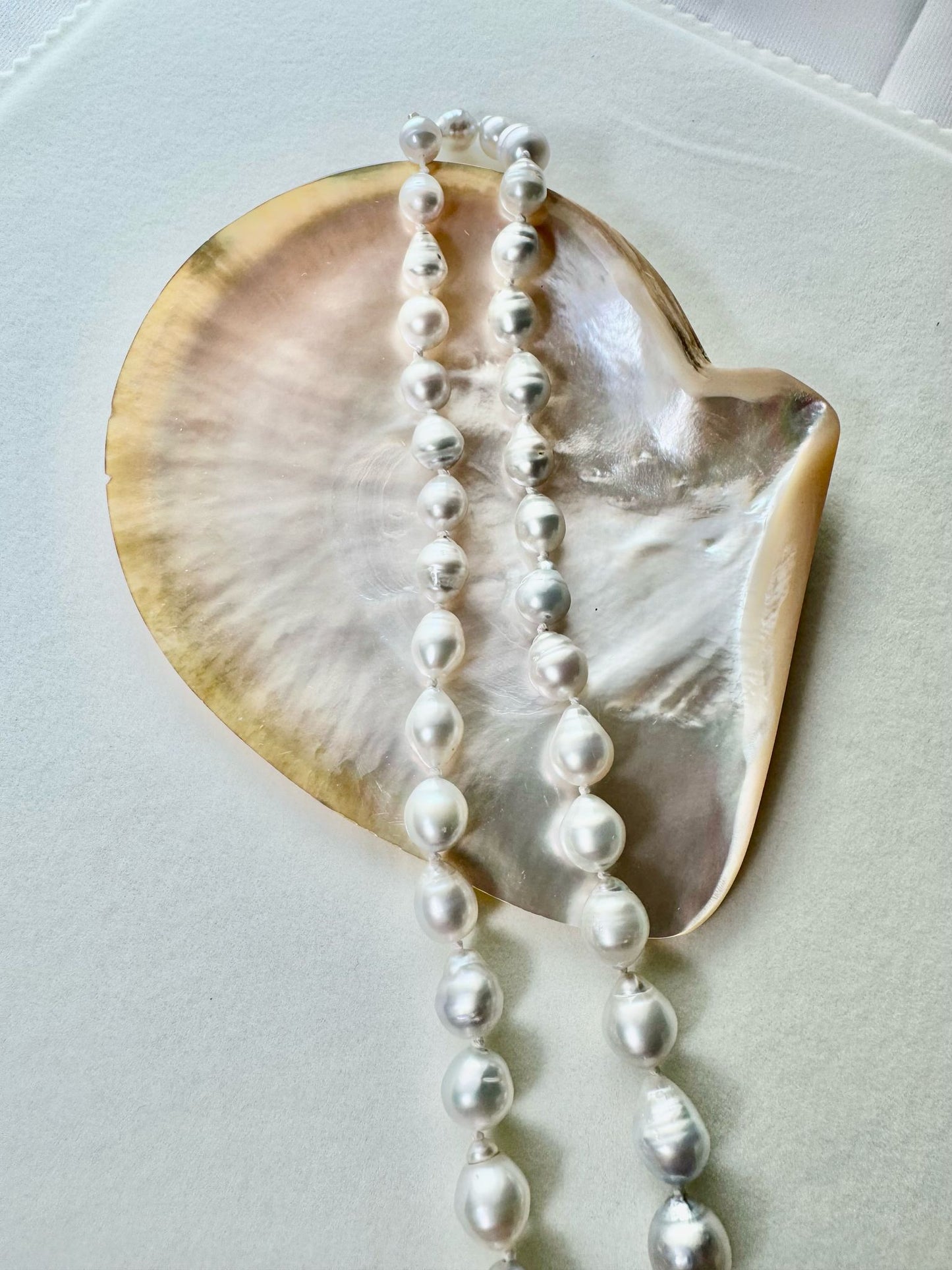 Ocean Whisper Baroque South Sea Pearl Necklace (N013)