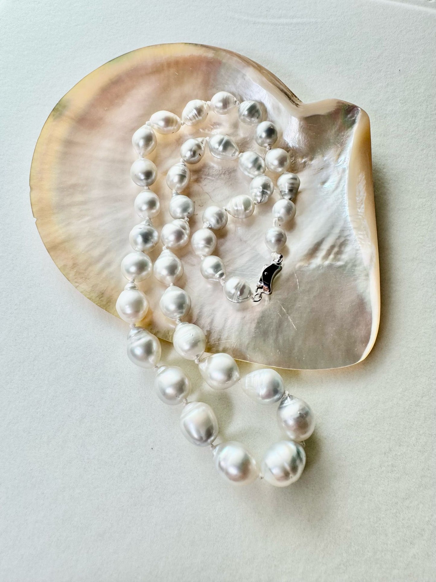 Ocean Whisper Baroque South Sea Pearl Necklace (N013)